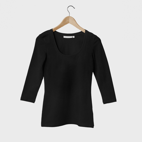White T-Shirt Co Women‰۪s Fitted Scoop Neck T-shirt | BuyMeOnce.com