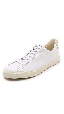 Men's White Esplar Leather Sneakers