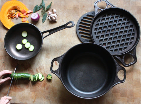 AUS-ION 7" Seamless Iron Skillet