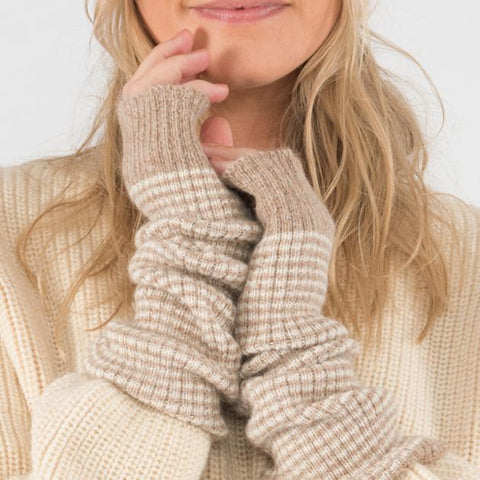 Ally Bee Alpaca Armwarmers Fingerless Gloves | BuyMeOnce