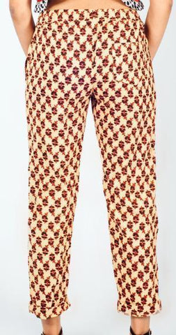 Block Print Slouch Trousers