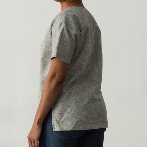 Black French Terry Knit Humboldt Tee