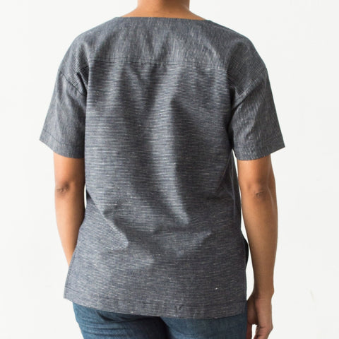 Black French Terry Knit Humboldt Tee