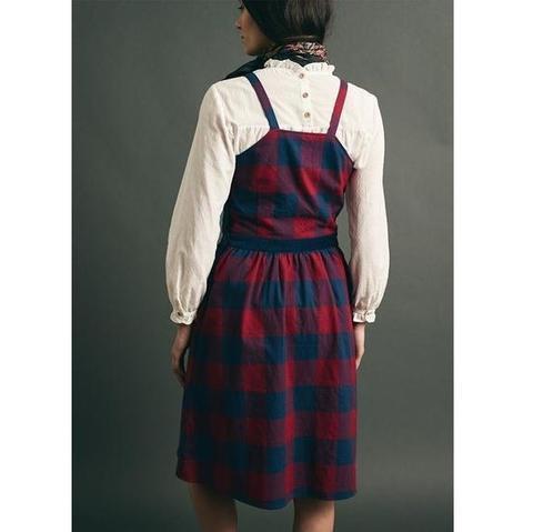 Buffalo Check Pinafore Dress