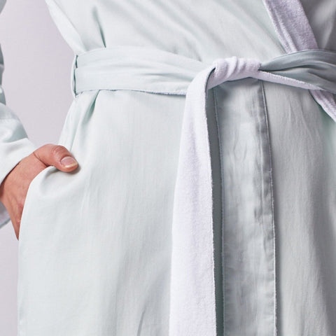 Women's Organic Sateen Terry Robe