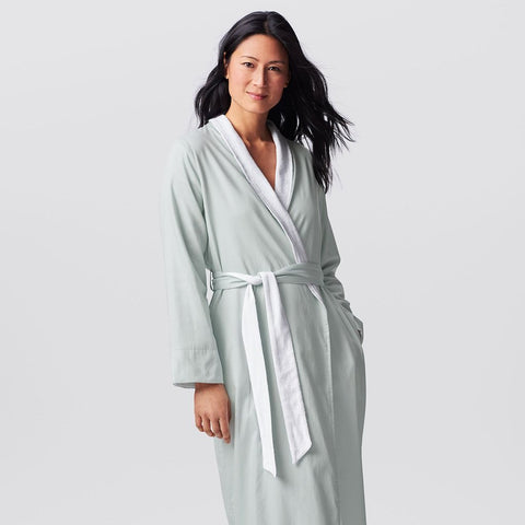 Women's Organic Sateen Terry Robe