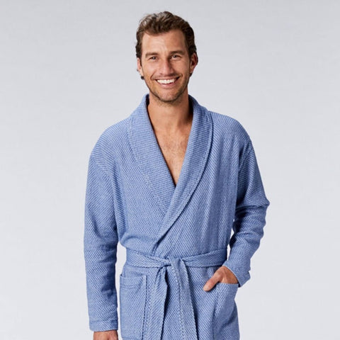 Unisex Mediterranean Organic Cotton Robe