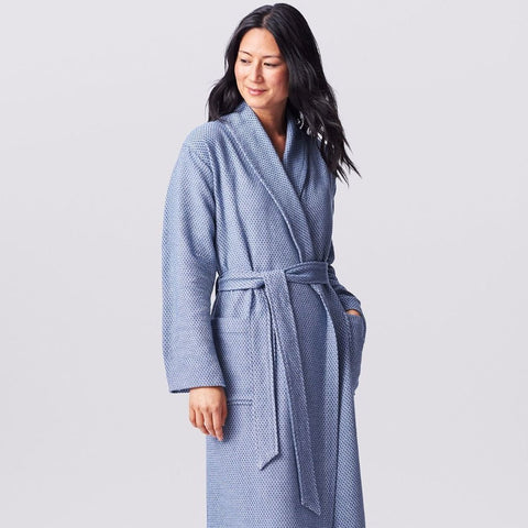 Unisex Mediterranean Organic Cotton Robe