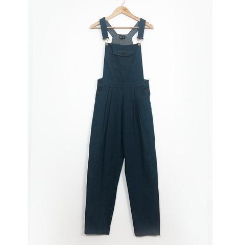 Denim High Waisted Dungarees