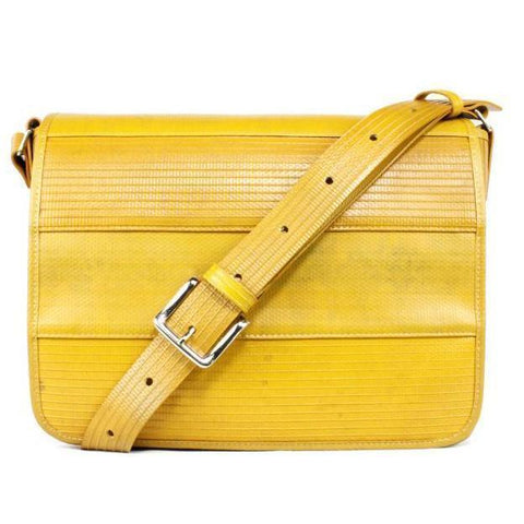 Upcycled Fire Hose Messenger Bag