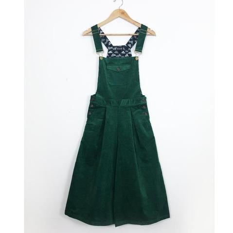 Ivy Green Corduroy Culotte Dungarees