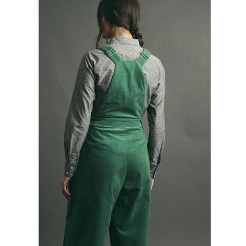Ivy Green Corduroy Culotte Dungarees