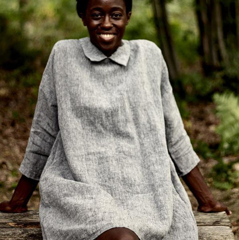 3/4 Sleeve Linen Dress