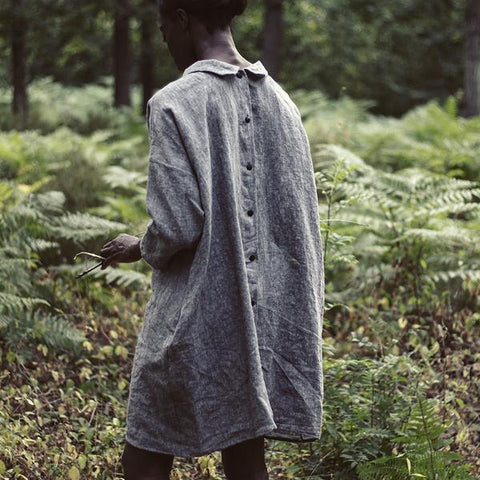 3/4 Sleeve Linen Dress