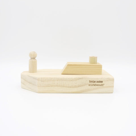 3.5 Beam Wooden Boat