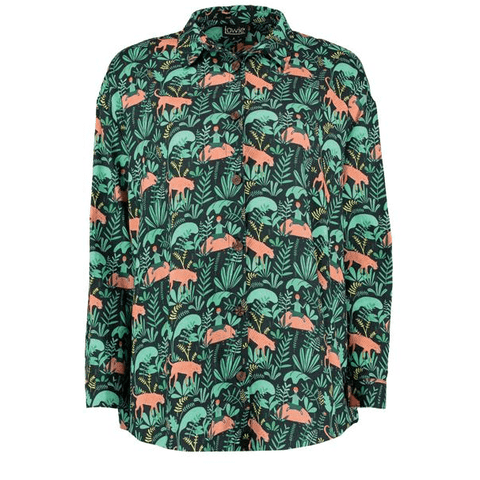 Lowie Tiger Print Oversized Shirt |BuyMeOnce