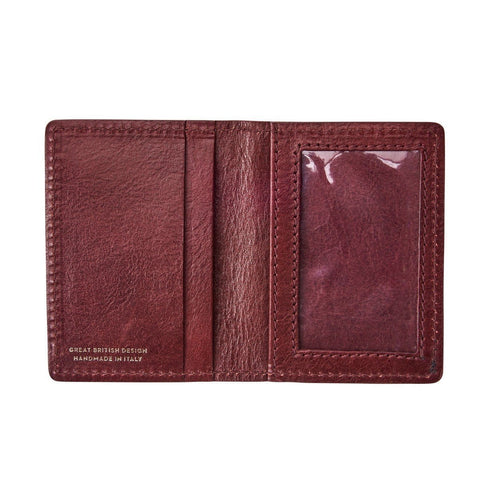 Vallata Leather Travel Card Holder