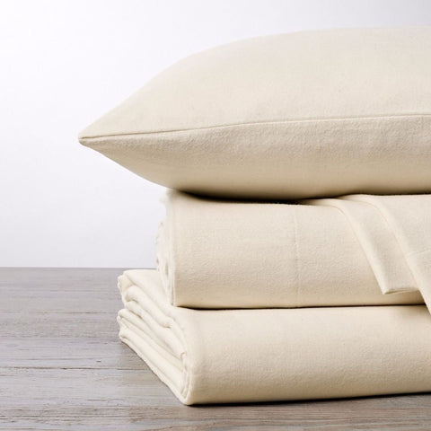 Cloud Brushed Organic Flannel Sheets