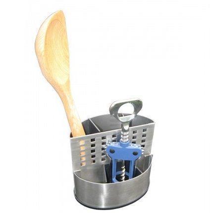 Satara Two Compartment Utensil Holder