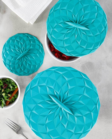 Round Silicone Storage Lids, 3-Piece Set