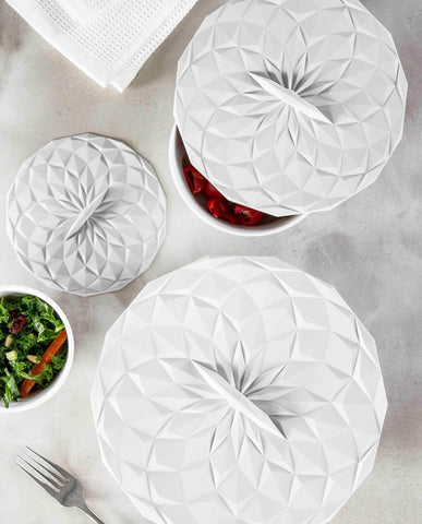 Round Silicone Storage Lids, 3-Piece Set