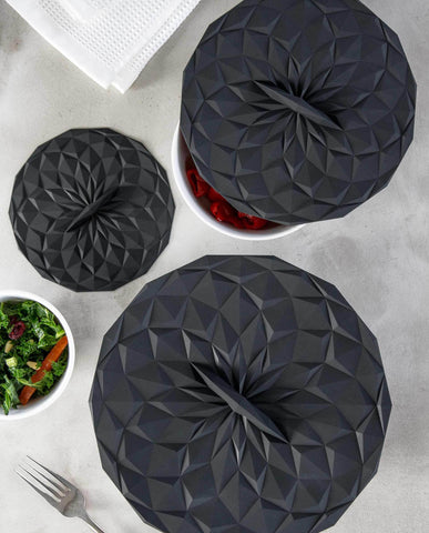 Round Silicone Storage Lids, 3-Piece Set