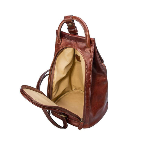 Carli Leather Backpack Handbag