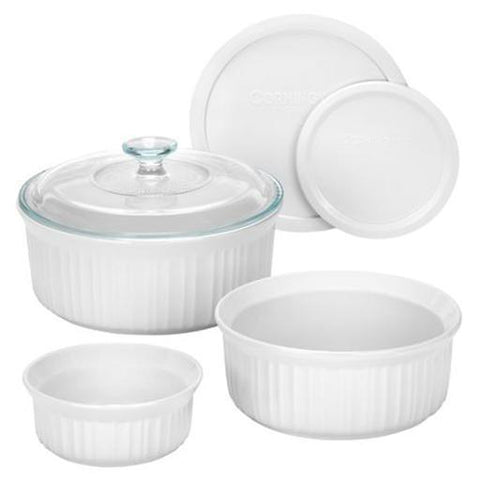 French White Bakeware Set, 6 Piece