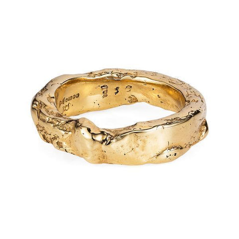 Gold Rough Ring