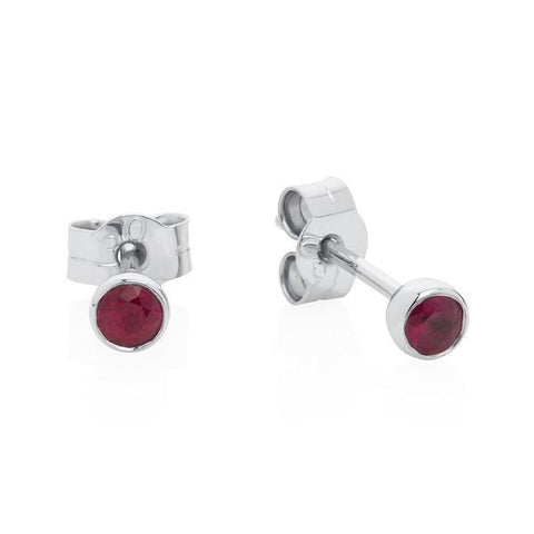 Ruby Ear Studs