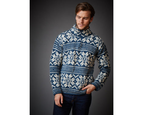 Edmund Knit Snowflake Sweater