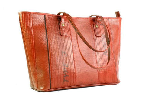 Upcycled Fire Hose Tote Bag