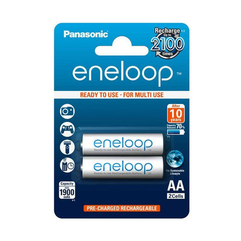 AA Rechargeable Batteries, Pack of 2