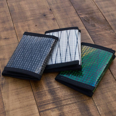 Recycled Sailcloth Traveler Trifold Wallet