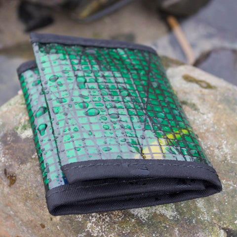 Recycled Sailcloth Traveler Trifold Wallet