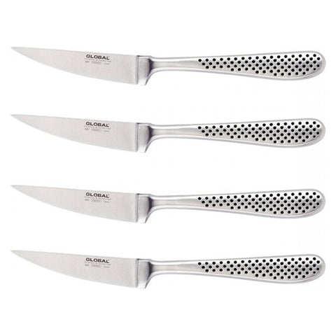 4 Piece Steak Knife Set with Rack G-88