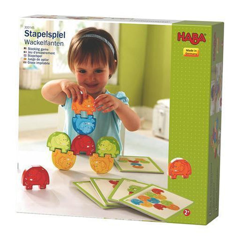 Wigglefants Wooden Stacking Game