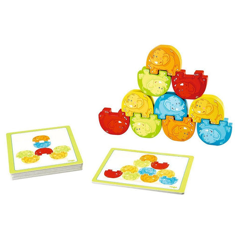 Wigglefants Wooden Stacking Game