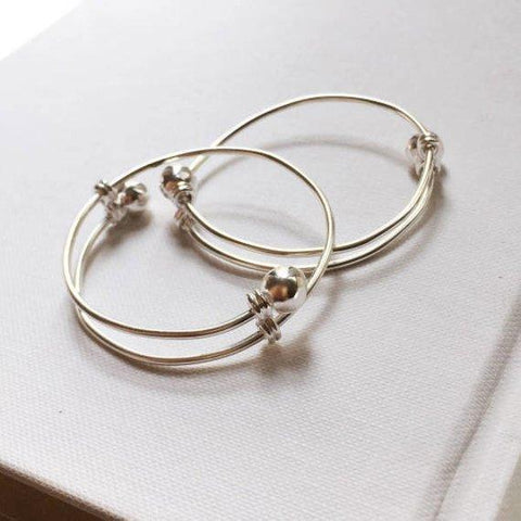 Silver Baby Bangle
