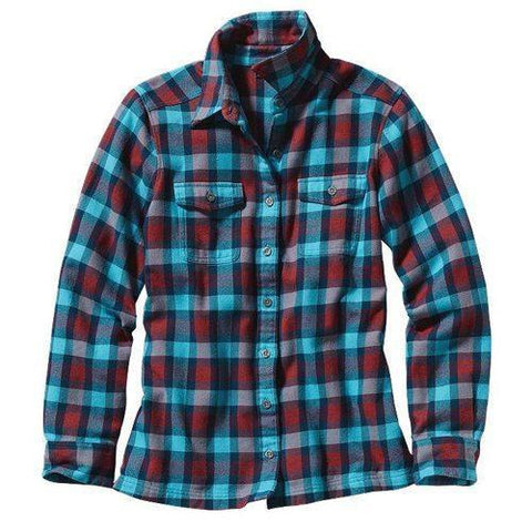 Women's Long-Sleeved Flannel Shirt