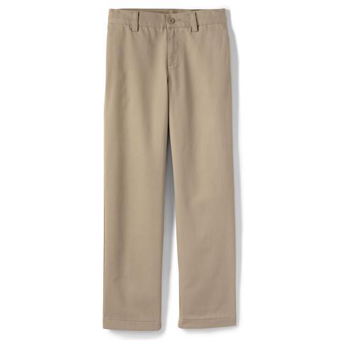 Boys' Stain Resist Plain Front Chinos