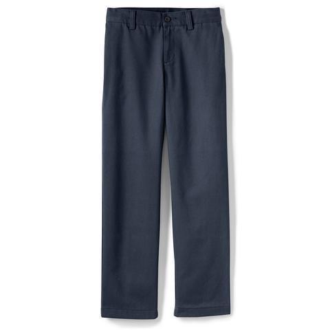 Boys' Stain Resist Plain Front Chinos