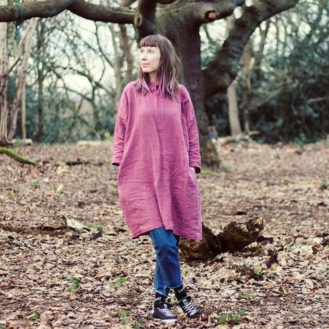 3/4 Sleeve Linen Dress