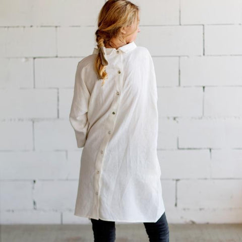 3/4 Sleeve Linen Dress