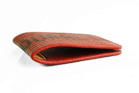 Upcycled Fire Hose Double Card Holder