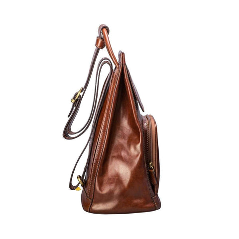 Carli Leather Backpack Handbag