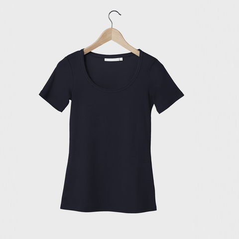 White T-Shirt Co Women‰۪s Relaxed Short Sleeve Scoop Neck T-shirt | BuyMeOnce.com
