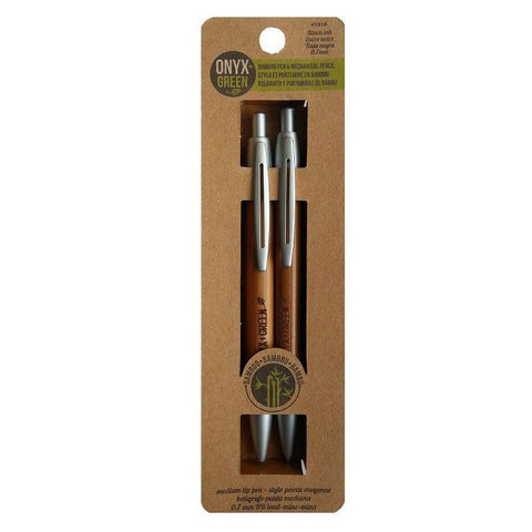 Bamboo Pen and Mechanical Pencil Set