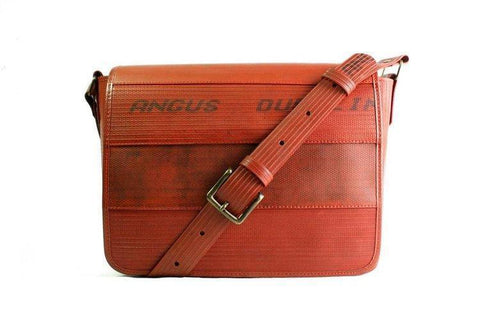 Upcycled Fire Hose Messenger Bag