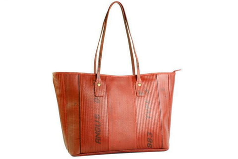 Upcycled Fire Hose Tote Bag